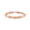 Bracelet en Pierre de Lune Adulaire – Pierre de douceur et d’intuition -pierres naturelles – perles de 6 mm- Couleur allant du blanc au gris en passant par le rose, avec des reflets irisés. - nature-ailes.fr