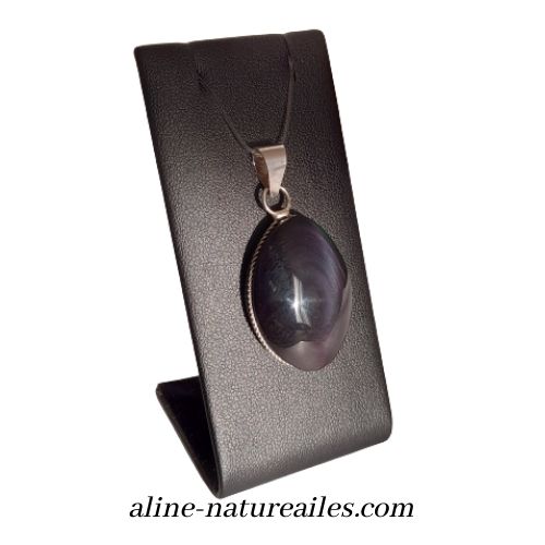 Pendentif Obsidienne Œil Céleste ovale – Image 4