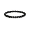 Bracelet en Obsidienne Noire – Pierre de protection puissante -pierres naturelles – perles de 6 mm- Couleur noir profond - nature-ailes.fr