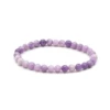 Bracelet en Lépidolite – Pierre d’apaisement et de sérénité-pierres naturelles – perles de 6 mm- Couleur violet clair à violet rosé - nature-ailes.fr