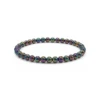 Bracelet en Hématite Rainbow – Pierre d’ancrage et de protection -pierres naturelles – perles de 6 mm- Couleur reflets multicolores métallisés- nature-ailes.fr