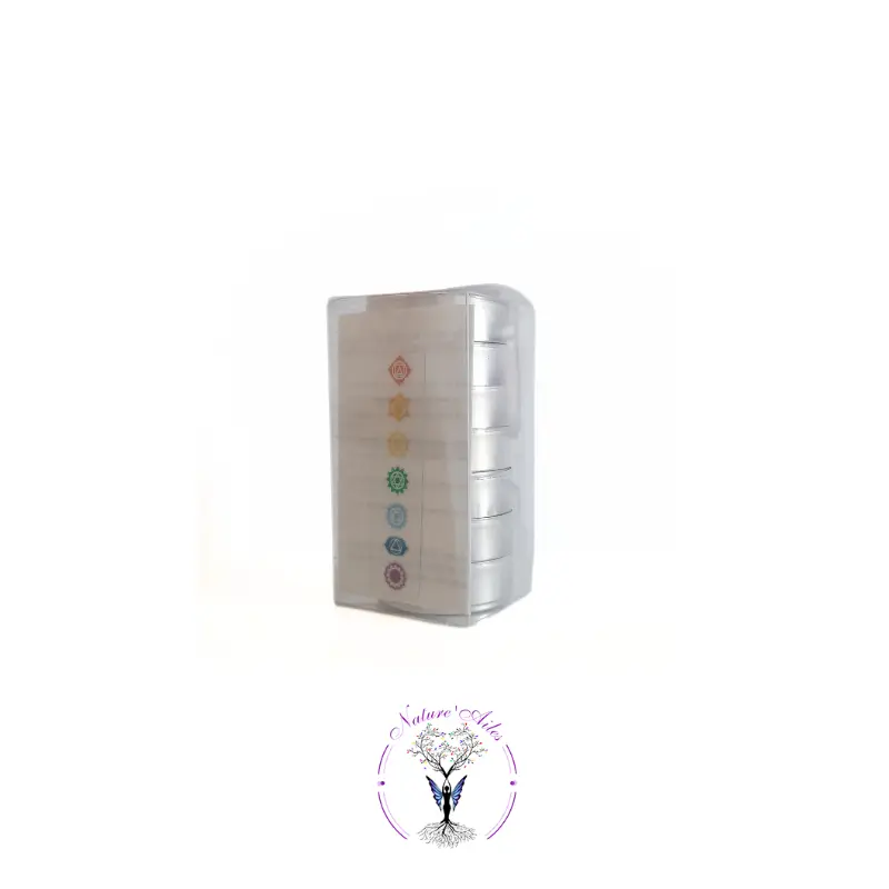 set bougies chauffe plat 7 chakras 2 nature-ailes.fr